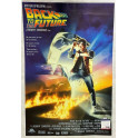 Michael J Fox Hand Signed Poster Back to the Future *HUGE SIGNATURE* + PSA DNA COA