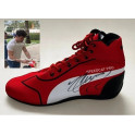 Charles Leclerc Hand Signed Ferrari Racing Boot + Exact Photo Proof