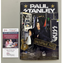 KISS Paul Stanley Hand Signed Book 'Backstage Pass' + JSA COA