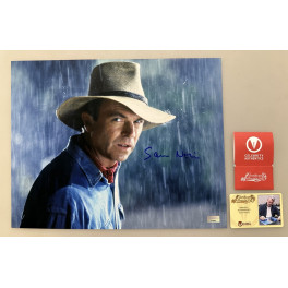 Jurassic Park Sam Neill Hand Signed 11"x 14" Photo + Celbrity Authentics COA