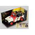 Jurassic Park Sam Neill Laura Dern  Hand Signed  1:24 Die Cast Car Jeep + Celebrity Authentics