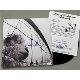 PEARL JAM  Eddie Vedder Hand Signed LP VS + PSA DNA COA *HUGE SIGNATURE*