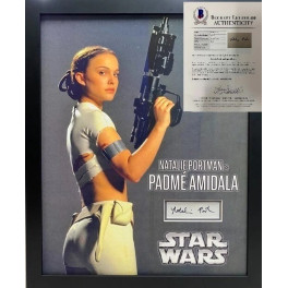 Natalie Portman Hand Signed & Framed 16"x20" Custom Mat 2  STAR WARS