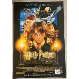 HARRY POTTER Daniel Radcliffe Signed FullsizePoster + Beckett COA