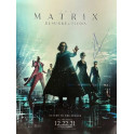 KEANU REEVES 'MATRIX' Hand Signed Double Sided Fullsize Poster + BECKETT COA