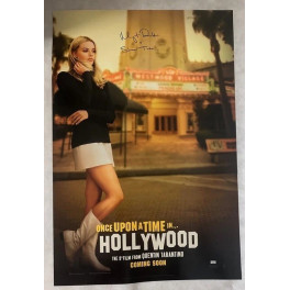 MARGOT ROBBIE With ** RARE INSCRIPTION** Hand Signed Fullsize Poster + CA COA