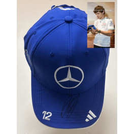 Kimi Antonelli Hand Signed Racing Cap Hat  +  PHOTO PROOF