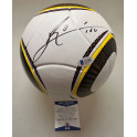 LEO MESSI Hand Signed Soccer Ball + Beckett COA