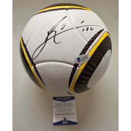 LEO MESSI Hand Signed Soccer Ball + Beckett COA