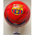 LEO MESSI Hand Signed Soccer Ball 2 + Beckett COA