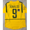 Ronaldo R9 Hand Signed Brazil 2002 World Cup  Jersey + Beckett Coa