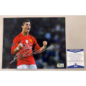 Cristiano Ronaldo Hand Signed  8" x 10" Photo Manchester United + Beckett Coa