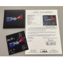 Midnight Oil x 4  Hand Signed  CD "Resist" + JSA COA