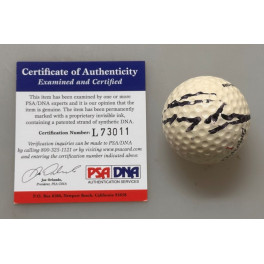 Greg Norman Hand Signed Golf Ball + PSA/DNA COA