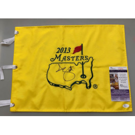 ADAM SCOTT Hand Signed Masters 2013 Flag JSA Certificate