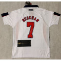 DAVID BECKHAM Hand Signed England 1998 World Cup Jersey  + Beckett Coa