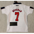 DAVID BECKHAM Hand Signed England 1998 World Cup Jersey  + Beckett Coa