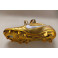 RONALDINHO R10  Hand Signed Gold Football Boot Cleat  Barcelona Brazil  + Beckett COA