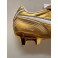RONALDINHO R10  Hand Signed Gold Football Boot Cleat  Barcelona Brazil  + Beckett COA