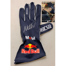Max Verstappen Hand Signed  Racing  Glove Plus  Photo Proof