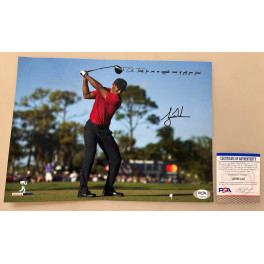 TIGER WOODS Hand Signed 8" x 12" Color Photo + PSA/DNA Coa