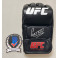 Alex 'Poatan' Pereira Hand Signed UFC Glove Blk + Beckett COA 'BUY AUTHENTIC'