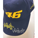 VALENTINO ROSSI Hand Signed RARE  Podium Racing Cap Hat 1 + JSA COA