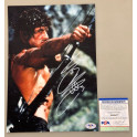 Sylvester Stallone Rambo   Hand Signed 8"x 12" Photo + PSA/DNA COA