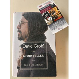 FOO FIGHTERS DAVE GROHL  Hand Signed  Book 'The Storyteller' + JSA COA