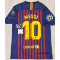 LEO MESSI Hand Signed Barcelona Jersey + Beckett COA