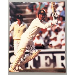 Allan Border Hand Signed 8"x10" Color Photo