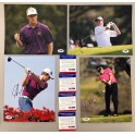 Australian Golfers x 4  Hand Signed 8"x10" Color Photos B + PSA/DNA COA