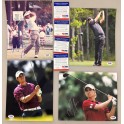 Australian Golfers x 4  Hand Signed 8"x10" Color Photos C + PSA/DNA COA