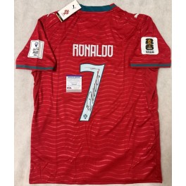 2026 World Cup Cristiano Ronaldo Hand Signed Jersey + PSA/DNA COA