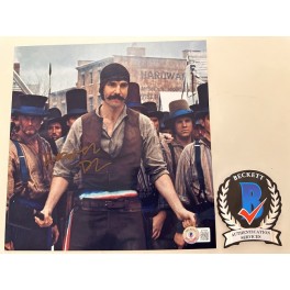Daniel Day Lewis   Hand Signed 8"x 8"  Gangs Of New York  Photo  + BECKETT COA *BUY GENUINE*