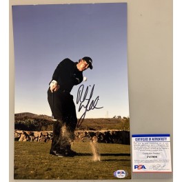 Phil Mickelson Hand Signed 8" x 12" Photo + PSA DNA +  Proof