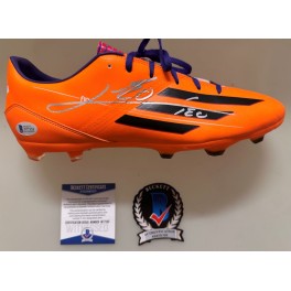 LEO MESSI Hand Signed Soccer boot Cleat 2 + Beckett COA