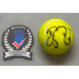 Roger Federer Hand Signed Tennis Ball + Beckett COA