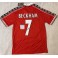 David Beckham Hand Signed Manchester United 1998/99 Treble Jersey S/S + PSA/DNA