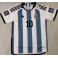 LEO MESSI Hand Signed 2022 World Cup Argentina  Jersey + Beckett Coa