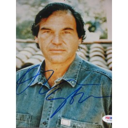 Oliver Stone Hand Signed 8" x 10" Colour Photo1 + PSA/DNA H77806