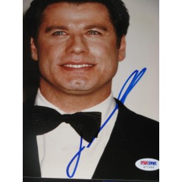 John Travolta Hand Signed 8" x 10" Colour Photo3 + PSA/DNA G77655 John Travolta Hand Signed 8" x 10" Colour Photo3 + PSA/DNA G77655