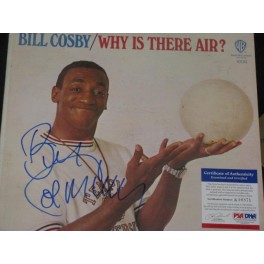 Bill Cosby Hand Signed ALBUM Cover + PSA/DNA K00871