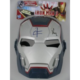 Robert Downey Jr & Don Cheale Hand Signed Iron Man 3 Mask + PROOF