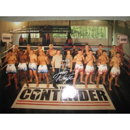 Contender Official Poster Hand Signed By FINALIST JWP + Photo Proof