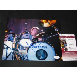 Lars Metallica Signed 8'x10' PHOTO JSA D78672