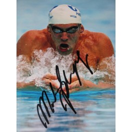 Michael Phelps Hand Signed Quality 8'x10' Photo2 Michael Phelps Hand Signed Quality 8'x10' Photo2