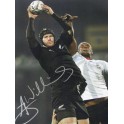 Ali Williams Hand Signed 12"x18" Allblacks Photo + Photo Proof