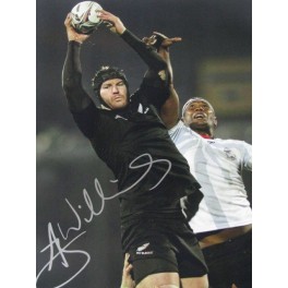 Ali Williams Hand Signed 12"x18" Allblacks Photo + Photo Proof