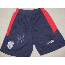 Wayne Rooney Hand Signed England Shorts
